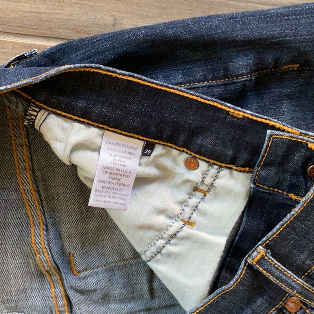 Calvin Rucker Ankle Jeans 29 - Picture 3 of 7